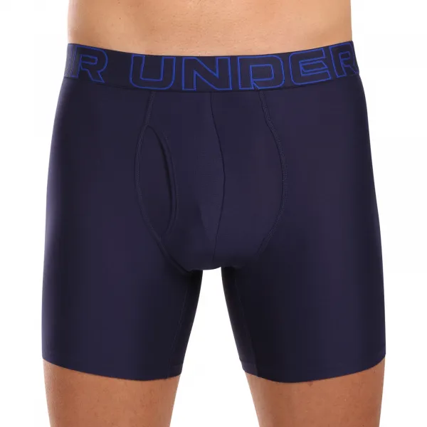 Boxerky Under Armour Performance Tech 6 in 3-Pack Boxerjock - royal/steel full heather