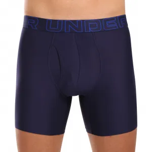 Boxerky Under Armour Performance Tech 6 in 3-Pack Boxerjock - royal/steel full heather