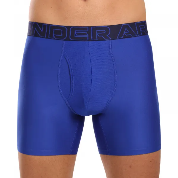 Boxerky Under Armour Performance Tech 6 in 3-Pack Boxerjock - royal/steel full heather