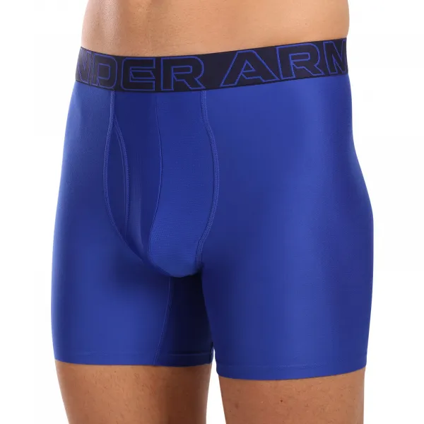 Boxerky Under Armour Performance Tech 6 in 3-Pack Boxerjock - royal/steel full heather