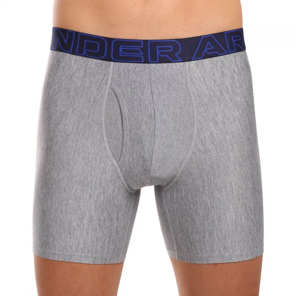 Boxerky Under Armour Performance Tech 6 in 3-Pack Boxerjock - royal/steel full heather