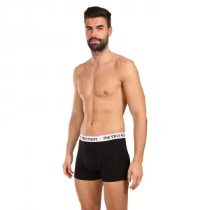3PACK pánske boxerky Pietro Filipi čierné (3BCL007) M, trenky