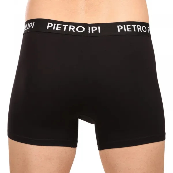 3PACK pánske boxerky Pietro Filipi čierné (3BCL006) M, trenky