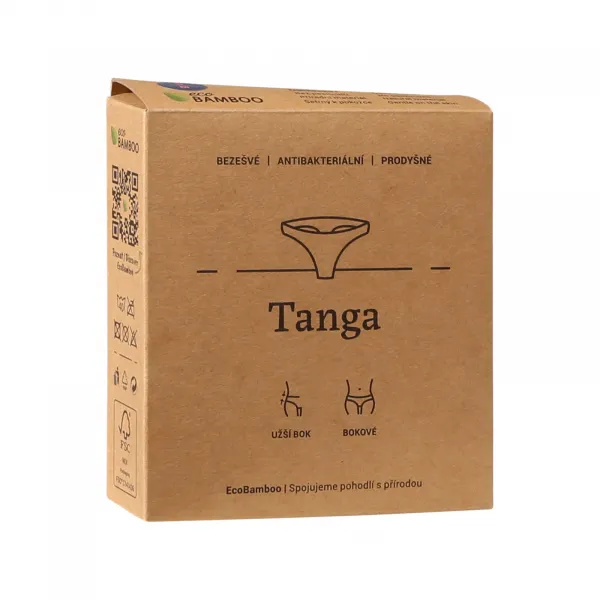 Dámske tangá Gina bambusová modré (05013) L