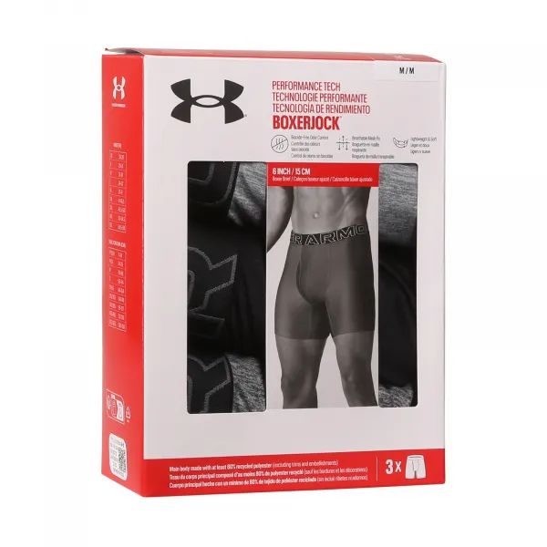 3PACK pánske boxerky Under Armour viacfarebné (1383878 035) M, trenky