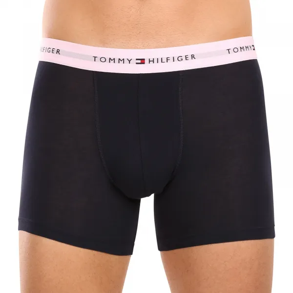 3PACK pánske boxerky Tommy Hilfiger tmavo modré (UM0UM02765 0VH) M, trenky