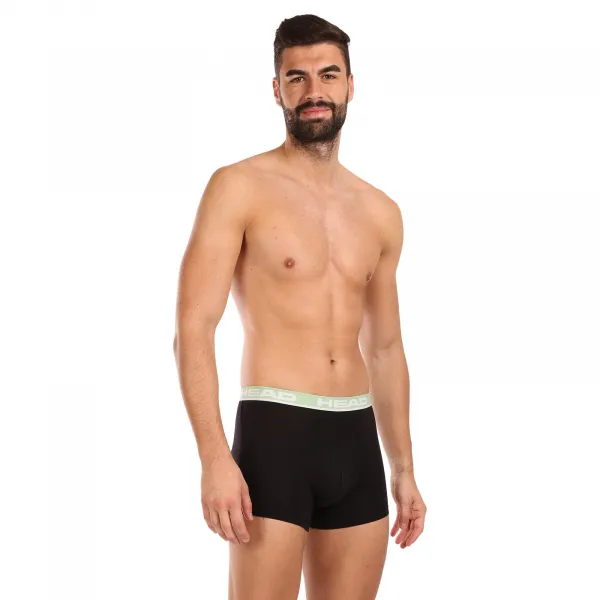 2PACK pánske boxerky HEAD čierné (701202741 023) M, trenky