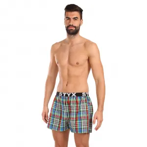 Pánske trenky Styx športová guma viacfarebné (B1036) S, trenírky