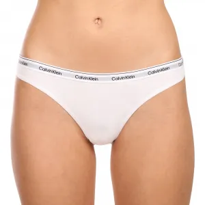 3PACK dámske tangá Calvin Klein bielá (QD5209E-100) M