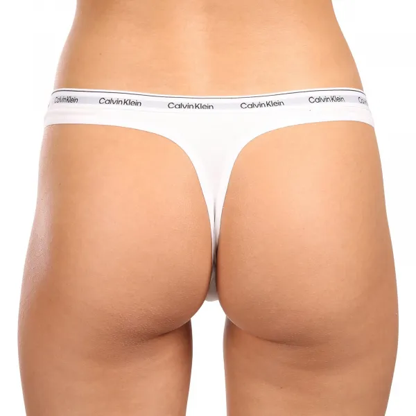 3PACK dámske tangá Calvin Klein bielá (QD5209E-100) M