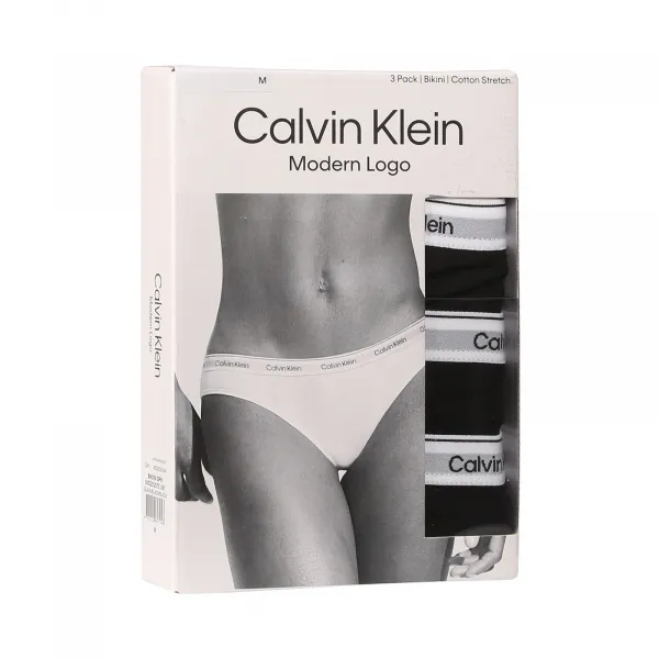 3PACK dámske nohavičky Calvin Klein čierné (QD5207E-UB1) M
