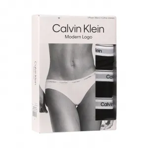 3PACK dámske nohavičky Calvin Klein čierné (QD5207E-UB1) M