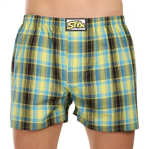 3PACK pánske trenky Styx klasická guma viacfarebné (3A102124) M, trenírky