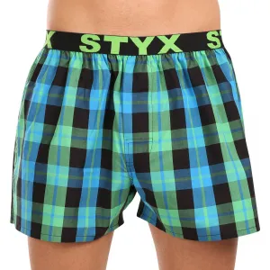 10PACK pánske trenky Styx športová guma viacfarebné (10B103140) M, trenírky