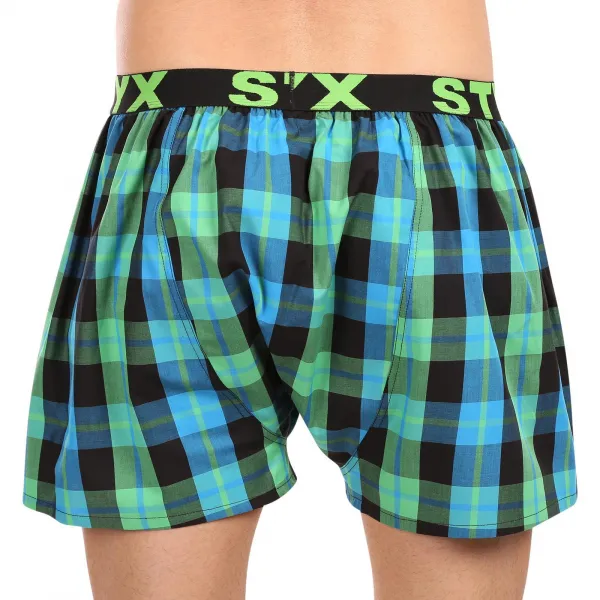 10PACK pánske trenky Styx športová guma viacfarebné (10B103140) M, trenírky