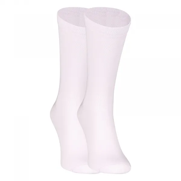 3PACK ponožky Nedeto vysoké bambusové biele (3PBV02) M
