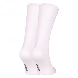 3PACK ponožky Nedeto vysoké bambusové biele (3PBV02) M