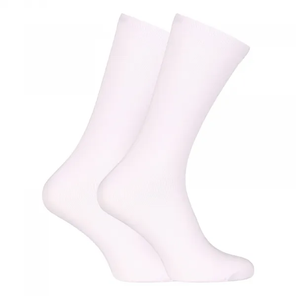 3PACK ponožky Nedeto vysoké bambusové biele (3PBV02) M