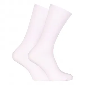 3PACK ponožky Nedeto vysoké bambusové biele (3PBV02) M