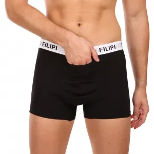 2PACK pánske boxerky Pietro Filipi balls holder čierné (2BCL003) M, trenky
