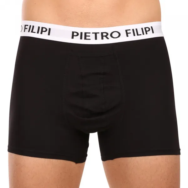 2PACK pánske boxerky Pietro Filipi balls holder čierné (2BCL003) M, trenky