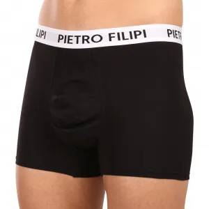 2PACK pánske boxerky Pietro Filipi balls holder čierné (2BCL003) M, trenky