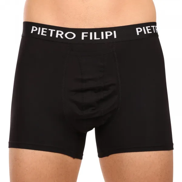 2PACK pánske boxerky Pietro Filipi balls holder čierné (2BCL002) M, trenky