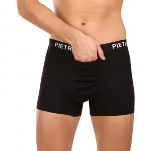 2PACK pánske boxerky Pietro Filipi balls holder čierné (2BCL002) M, trenky