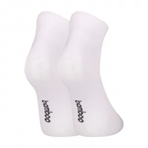 3PACK ponožky Nedeto nízke bambusové biele (3PBN02) S