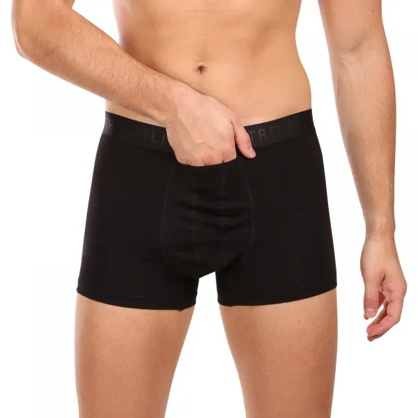 2PACK pánske boxerky Pietro Filipi balls holder čierné (2BCL001) M, trenky
