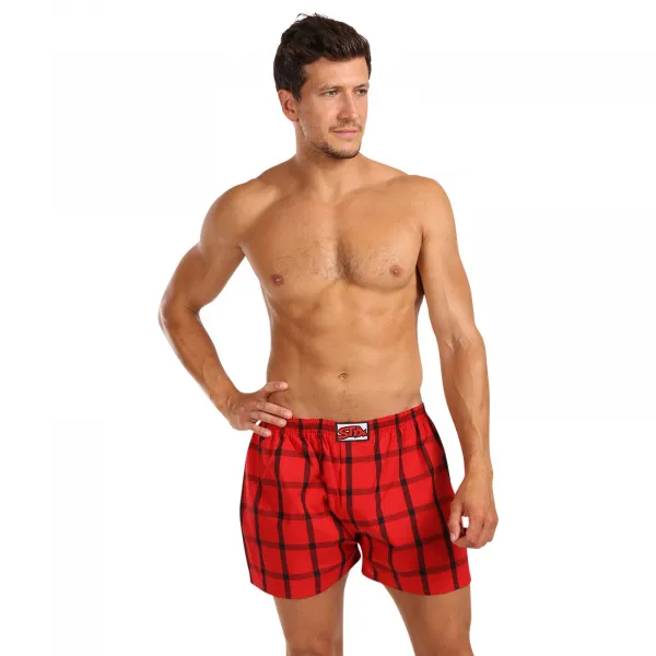 3PACK pánske trenky Styx klasická guma viacfarebné (3A103123) S, trenírky