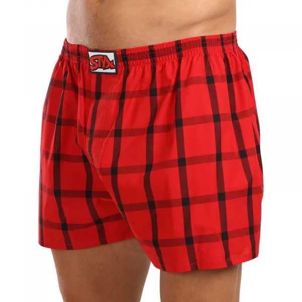 3PACK pánske trenky Styx klasická guma viacfarebné (3A103123) S, trenírky