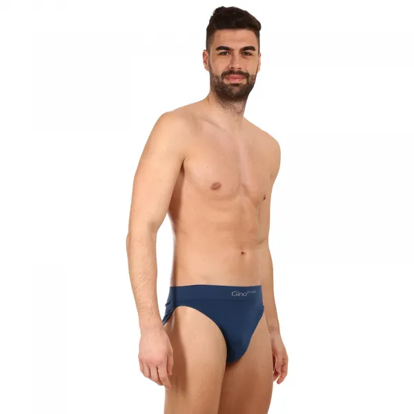 Pánske slipy Gino bambusové petrol (50003) L