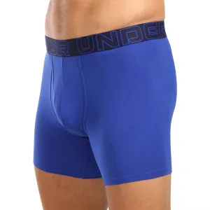 Pánske boxerky UNDER ARMOUR 3 PACK-M UA Perf Cotton 6in-BLU