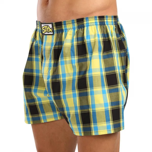 Pánske trenky Styx klasická guma viacfarebné (A1033) S, trenírky