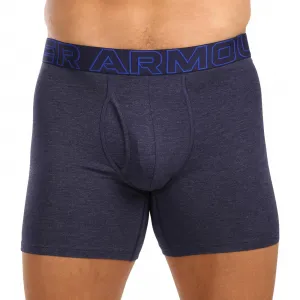 Pánske boxerky UNDER ARMOUR 3 PACK-M UA Perf Cotton 6in-BLU