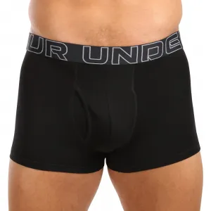 3PACK pánske boxerky Under Armour čierne (1383891 001) M, trenky
