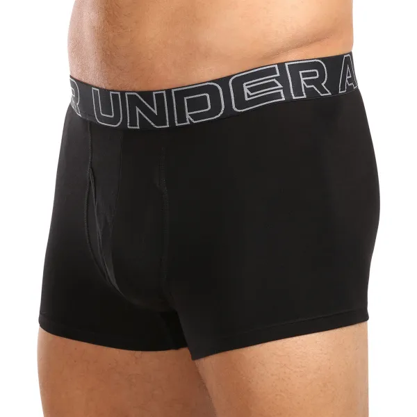 3PACK pánske boxerky Under Armour čierne (1383891 001) M, trenky
