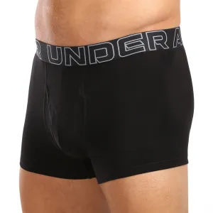 3PACK pánske boxerky Under Armour čierne (1383891 001) M, trenky