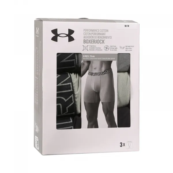 3PACK pánske boxerky Under Armour viacfarebné (1383889 709) M, trenky