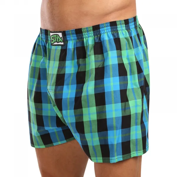 10PACK pánske trenky Styx klasická guma viacfarebné (10A103140) M, trenírky