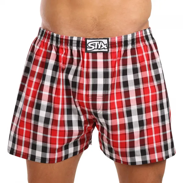 5PACK pánske trenky Styx klasická guma viacfarebné (5A103135) S, trenírky