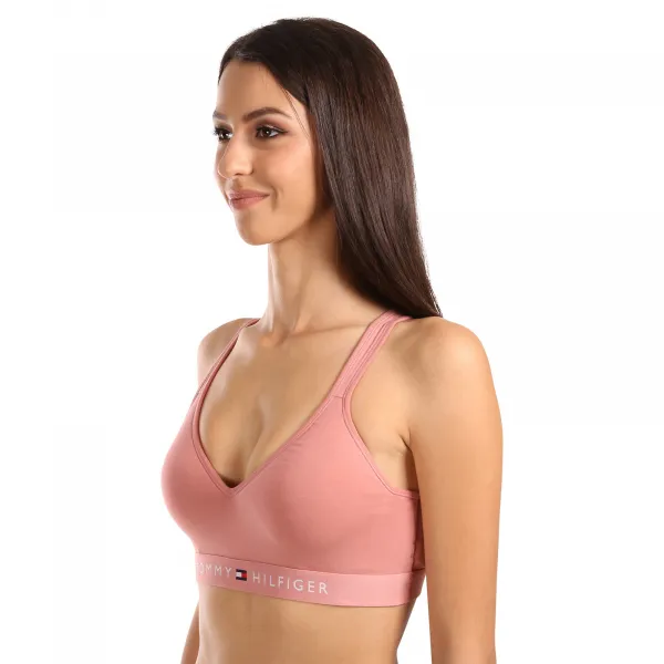 Dámska podprsenka Tommy Hilfiger ružová (UW0UW04612 TJ5) S