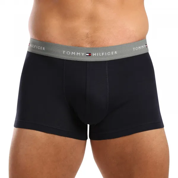 3PACK pánske boxerky Tommy Hilfiger tmavo modré (UM0UM02763 0T9) S, trenky
