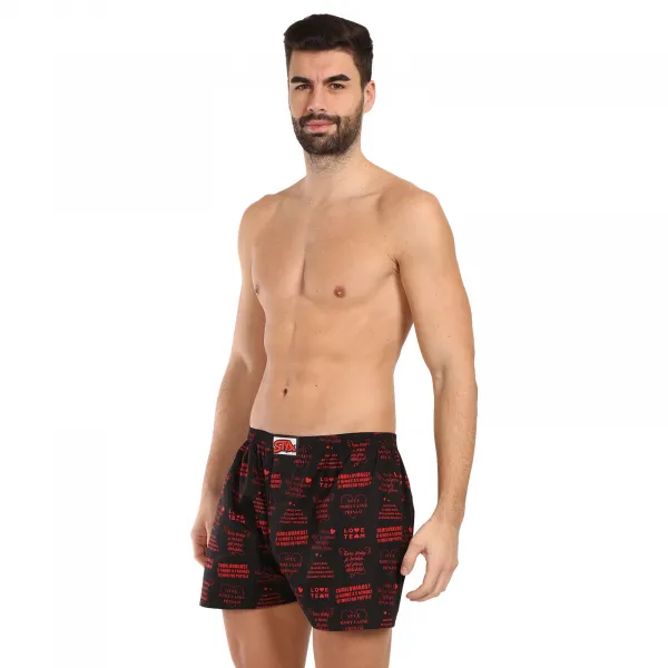 3PACK pánske trenky Styx art klasická guma viacfarebné (3A16477) M, trenírky