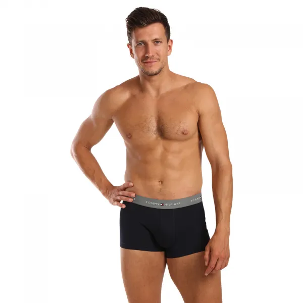 3PACK pánske boxerky Tommy Hilfiger tmavo modré (UM0UM02763 0T9) S, trenky