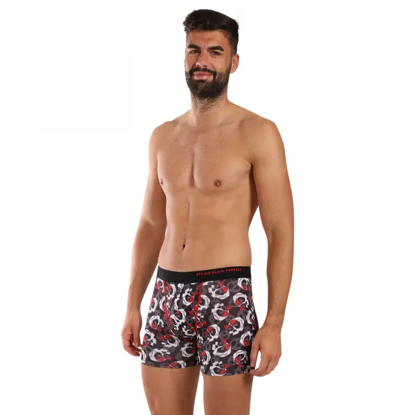 Pánske boxerky 69SLAM STIPPLING (MBYSPT-PO) M, trenky