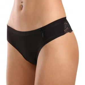 Dámske tangá Lovelygirl čierna (5715-black) S