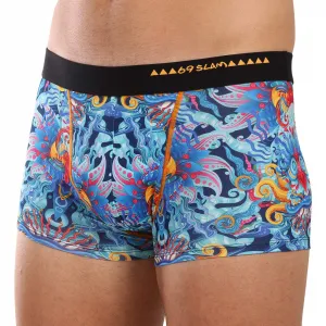 Pánske boxerky 69SLAM Hip BLUE HABITAT (MSYBUH-PO) M, trenky