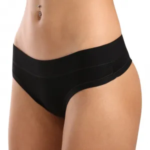 Dámske tangá Lovelygirl čierna (3678-black) S